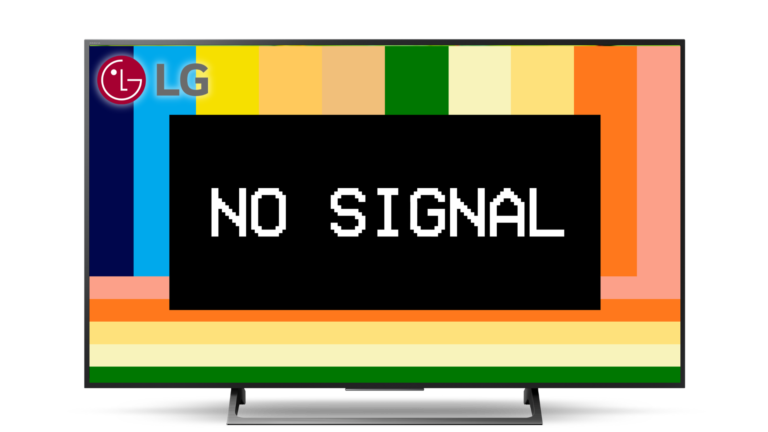 lg tv no signal message